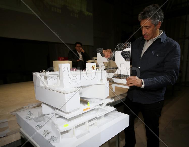 Архитектор Хани Рашид на презентации нового музейного комплекса Эрмитаж-Москва