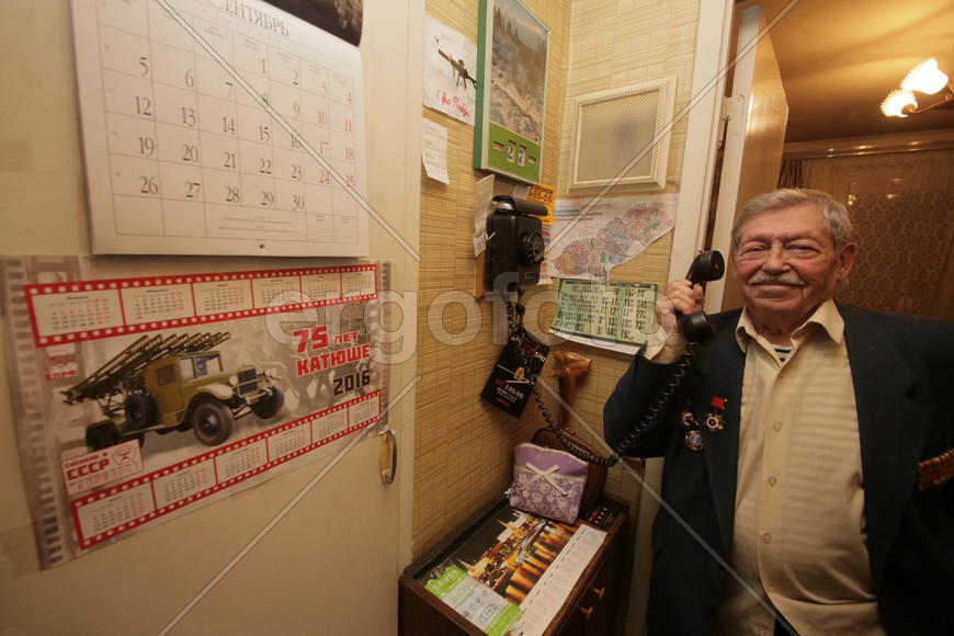 Участник обороны Москвы Юрий Семичковский. 