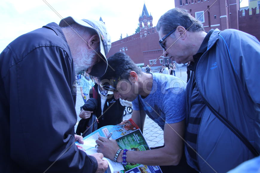 Китайские туристы на Красной площади