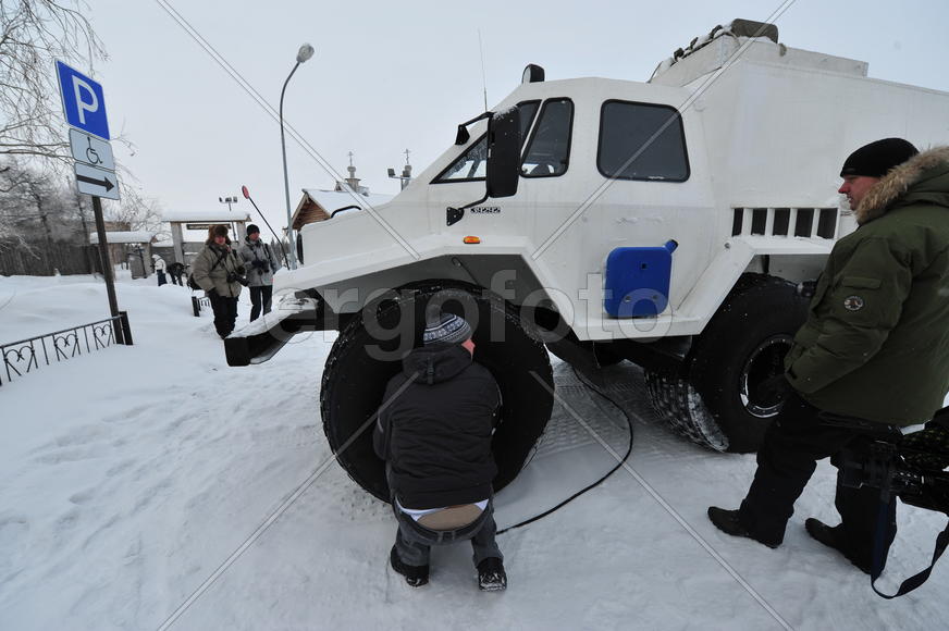 Город Салехард Ямало-ненецкий  автономный округ. Город Салехард, поселок Лабытнанги. фото Сергей Шах