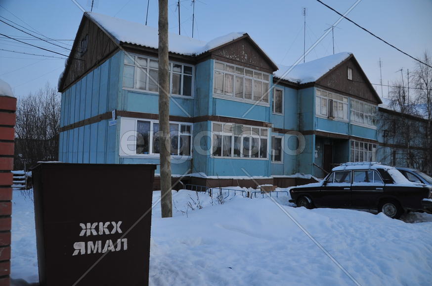 Поселок Лабытнанги. Ямало-ненецкий  автономный округ. Город Салехард, поселок Лабытнанги. фото Серге