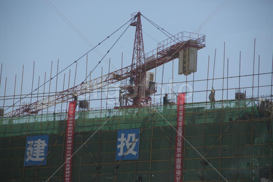 Китай, город Ланьчжоу. Макеты нового района города.