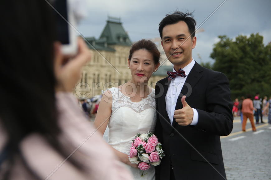 Китайская свадьба на Красной площади