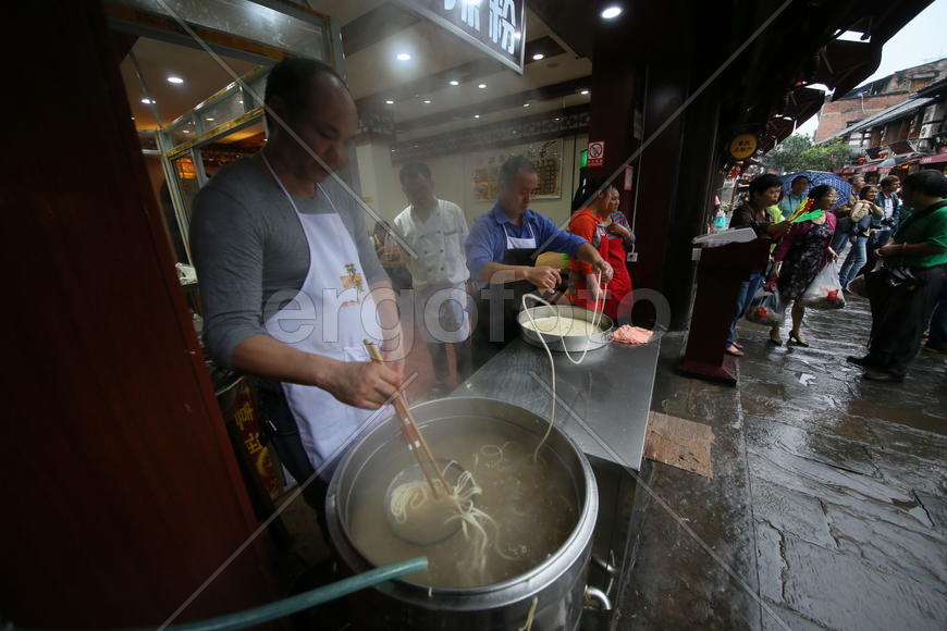 Город Чунцин, Китай. 