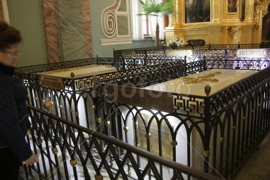 Захоронения царственных особ в храме Петра и Павла,  Петропавловская крепость.