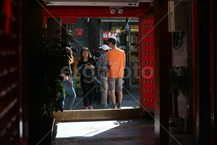 Прохожие в Пекине