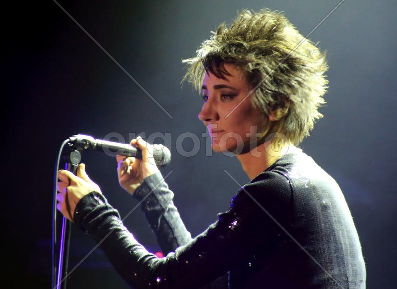 Певица Земфира на концерте в Коломенском, Москва