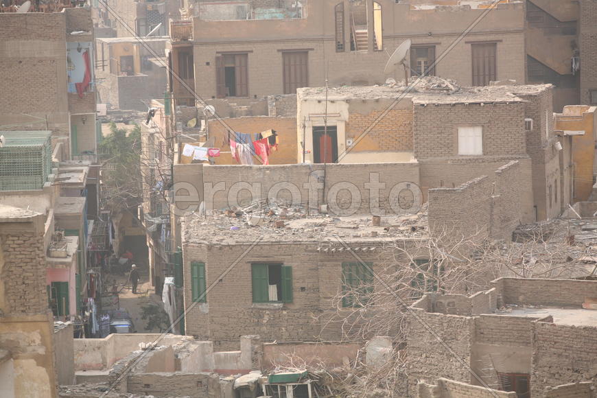 Крыши домов в Египте