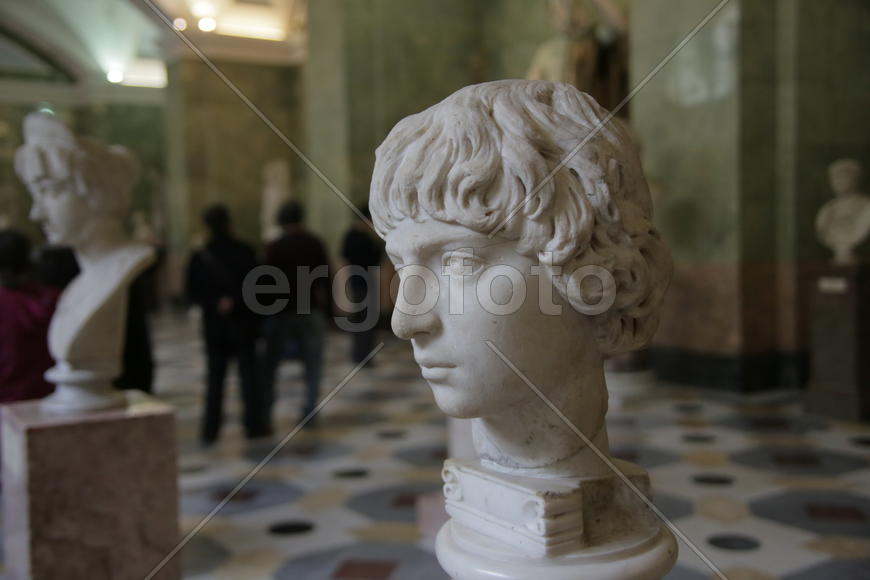Бюст из мрамора в музее Эрмитаж. Санкт-Петербург 