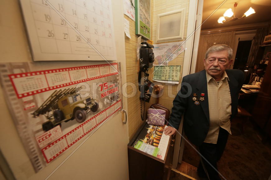 Участник обороны Москвы Юрий Семичковский. 