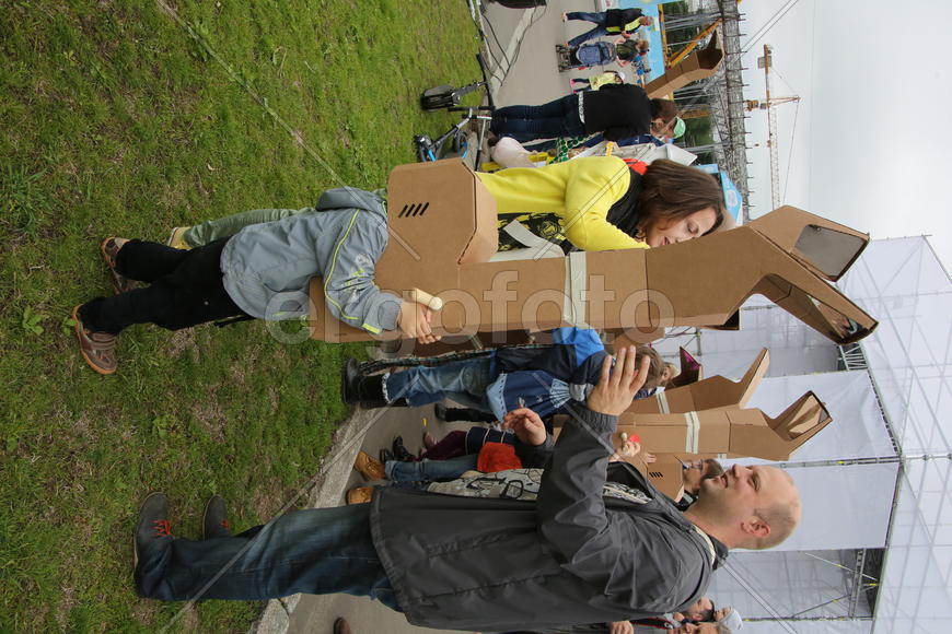 Фестиваль науки "Открытие" на ВДНХ.  Соревнование по перископному ориентированию