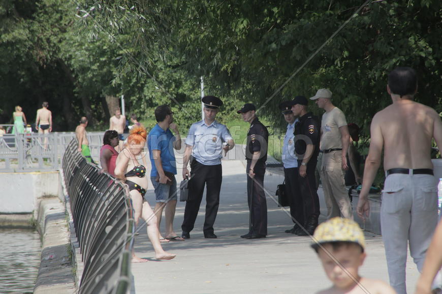 Патрулирование набережной Филевского парка