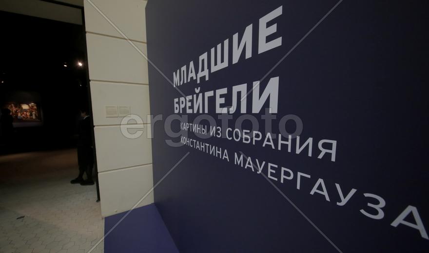 Выставка Младшие Брейгели, картины из собрания Констаантина Мауергауза в ГМИИ им.А.С.Пушкина. фото С