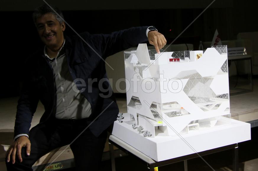 Архитектор Хани Рашид на презентации нового музейного комплекса Эрмитаж-Москва