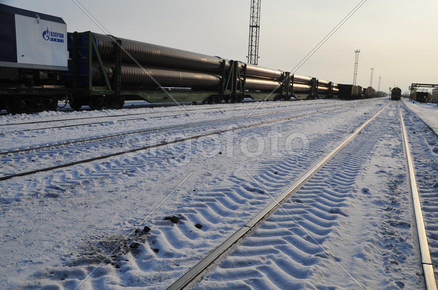 СТанция Лабытнанги. Ямало-ненецкий  автономный округ. Город Салехард, поселок Лабытнанги. фото Серге