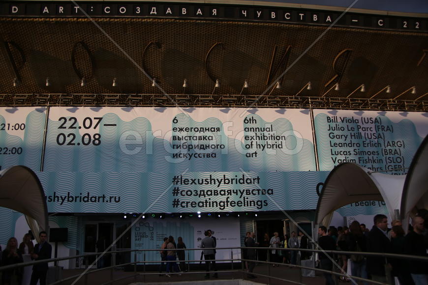 6-ая ежегодная выставка гибридного искусства Lexus Hybrid Art в театре "Россия"