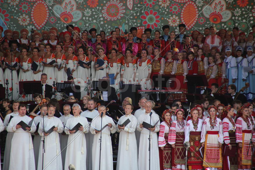 Выступление Русского хора