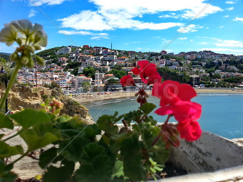 Ульцинь. Вид на Старый город из крепости