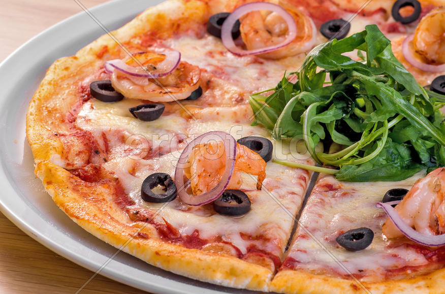 Пицца с беконом