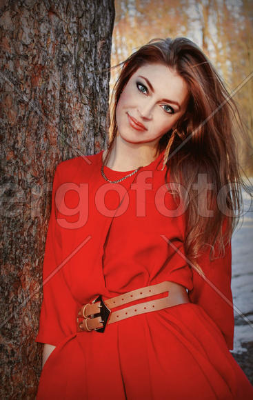 girl in red