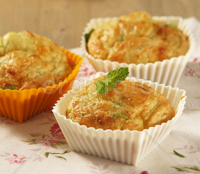 Кексы с кабачком