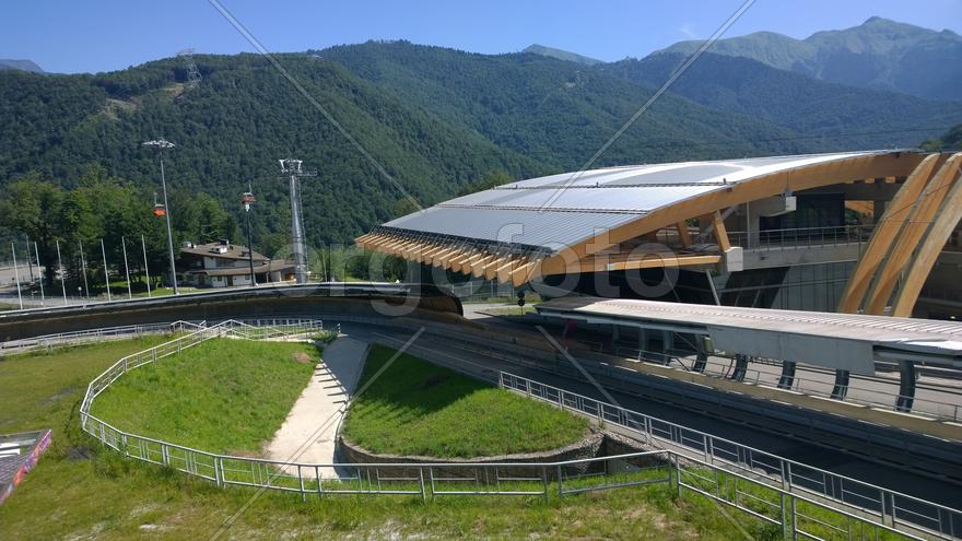 Санно-бобслейная трасса