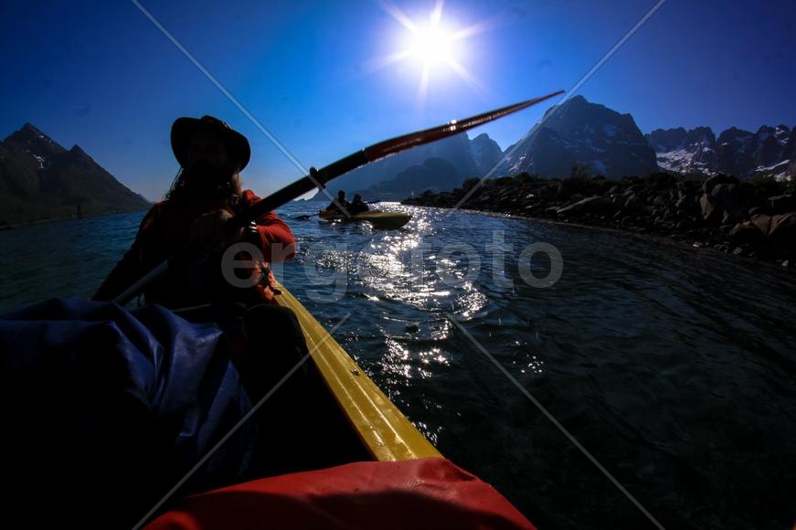 Норвегия. Вид из лодки