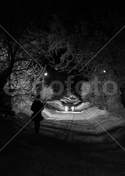 Вечер за городом