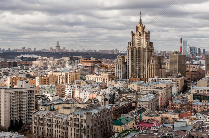 Вид на Министерство иностранных дел с высоты