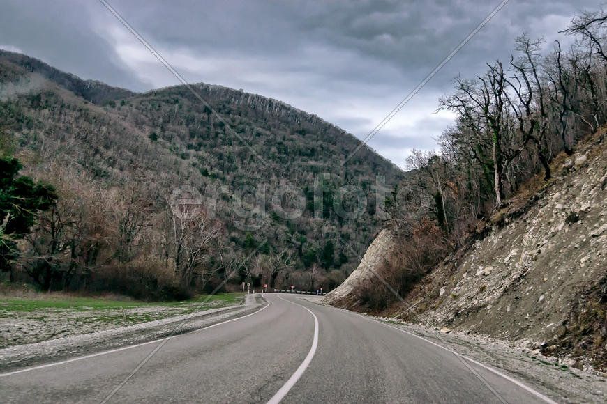 Геленджик дорога по серпантину