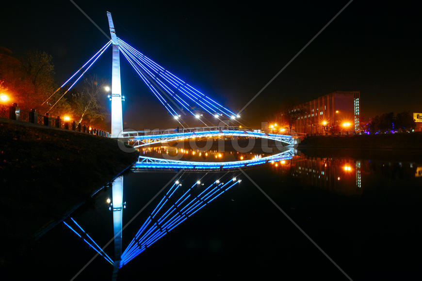 Night city. Ночной Харьков