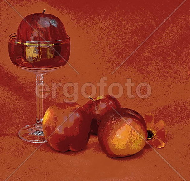 Красный натюрморт