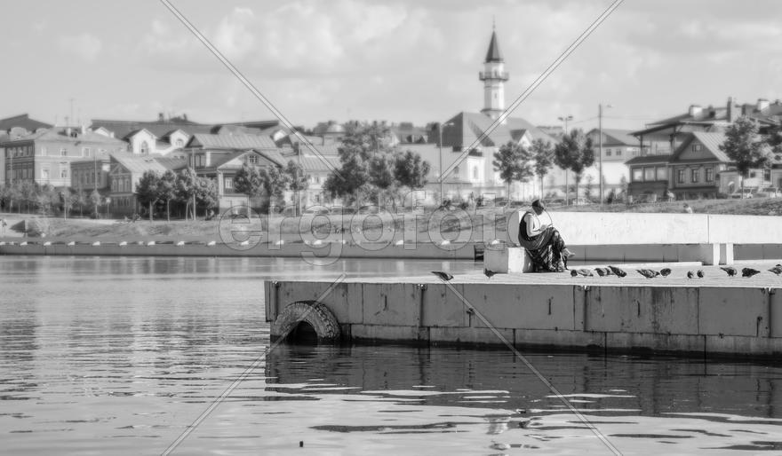 на пристани