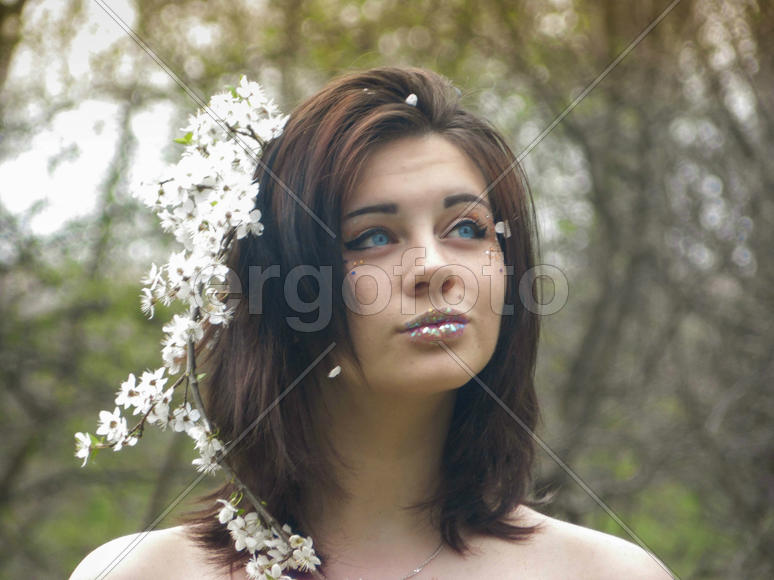 Flowers in hair