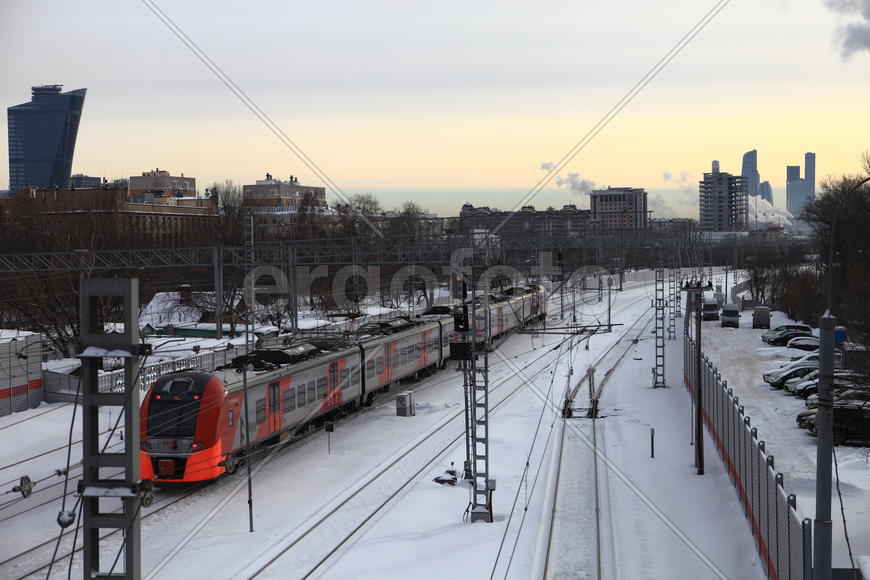 Прибытие поезда