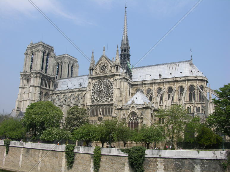 Франция, Париж, Собор Парижской Богоматери