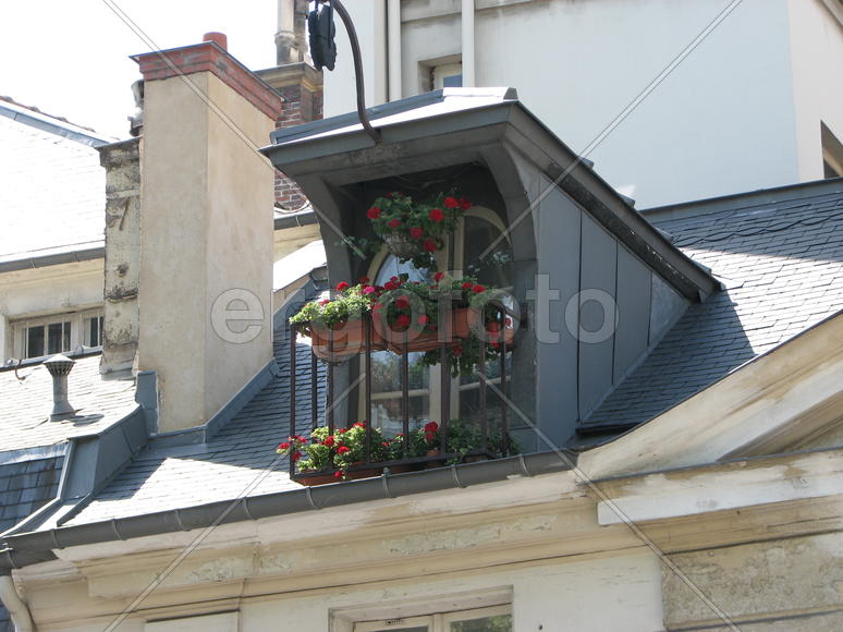 Франция, Париж,  Крыши