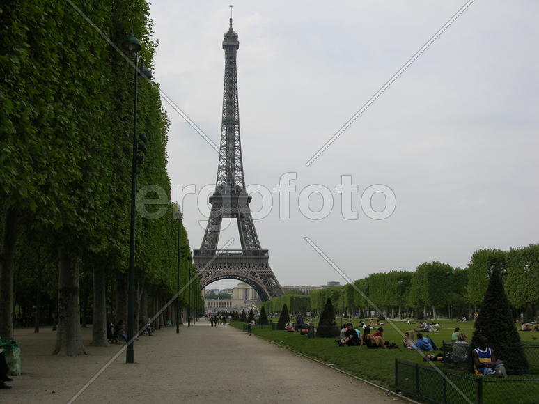 Франция, Париж, Эфелевая башня