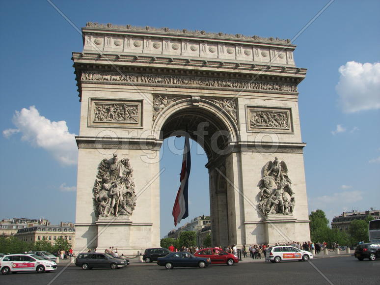 Франция, Париж, Площадь звезды, Триумфальная арка
