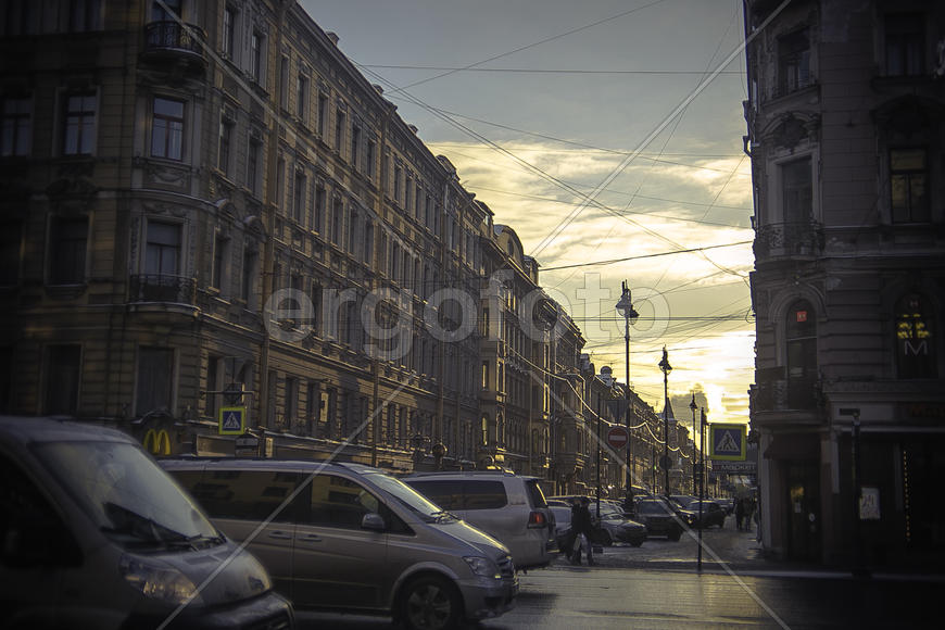 на закате дня