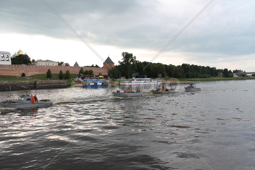 Вид на кремль с реки