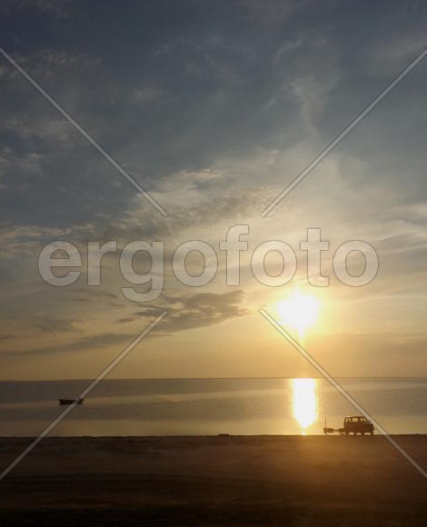 Закат на Сиваше