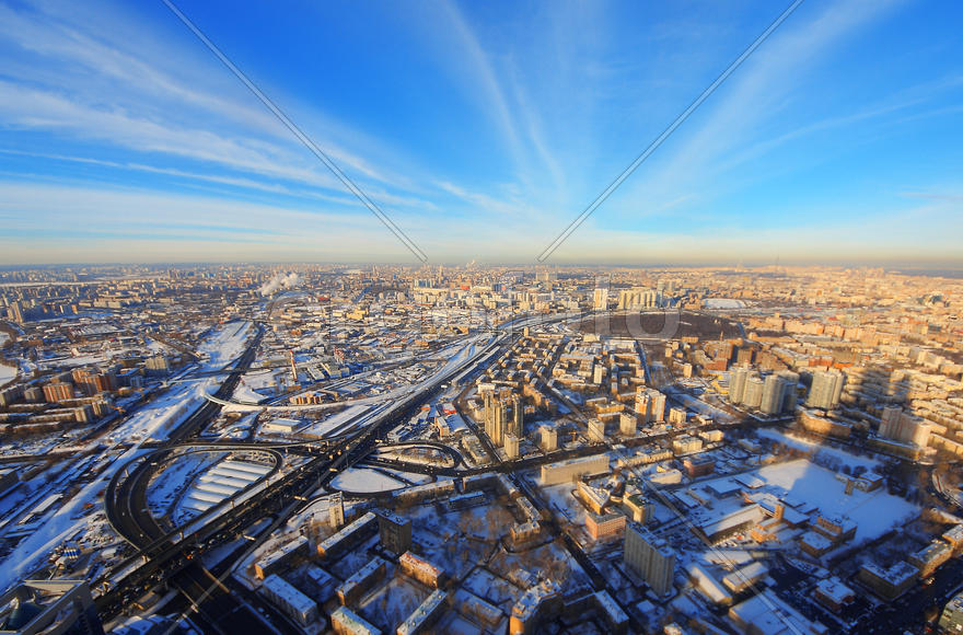 Панорама москвы