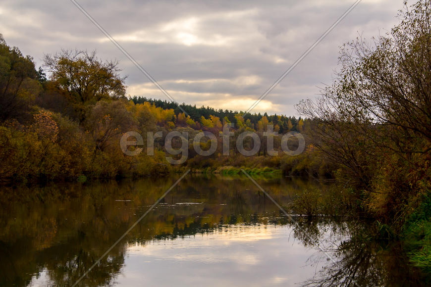 река Ока осенью