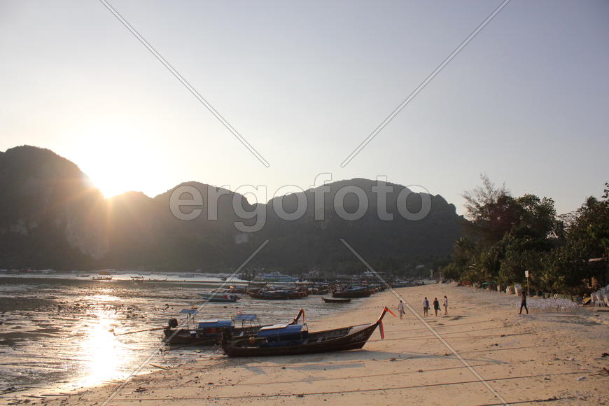 Отлив на закате