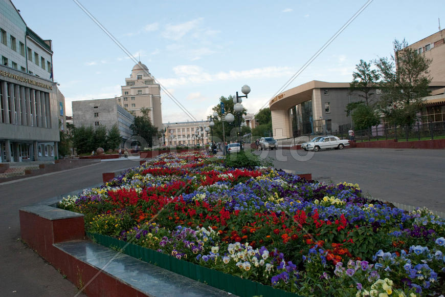 теартальная площадь в Чите