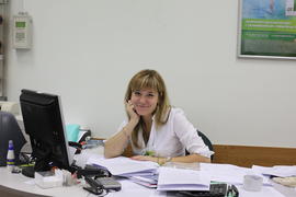 Марина Александровна Агафонова - сотрудник сбербанка на Трифоновской
