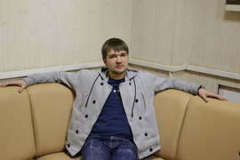 Евгений Никитин в радиодоме на Пятницкой