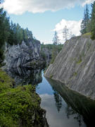 Рускеала, каньон.