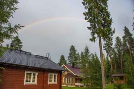 Радуга над домиком
